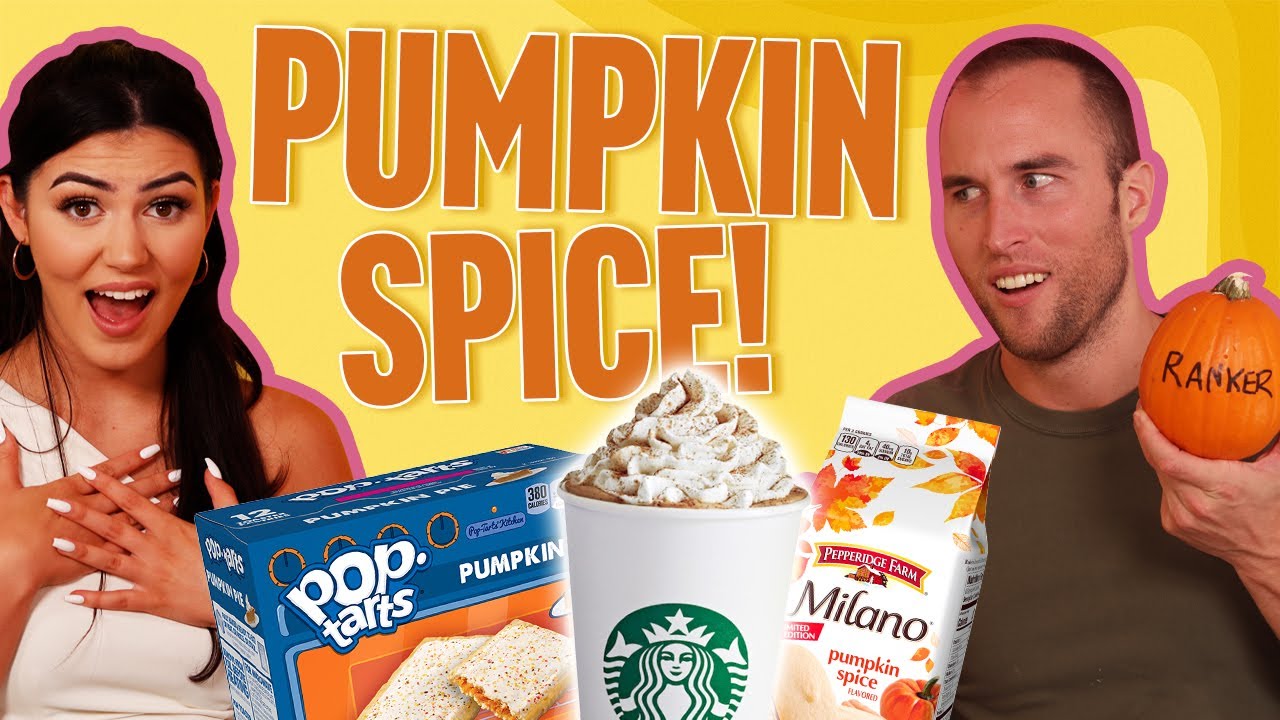 Ranking And TRYING The Best Pumpkin Spice Products Of All Time!