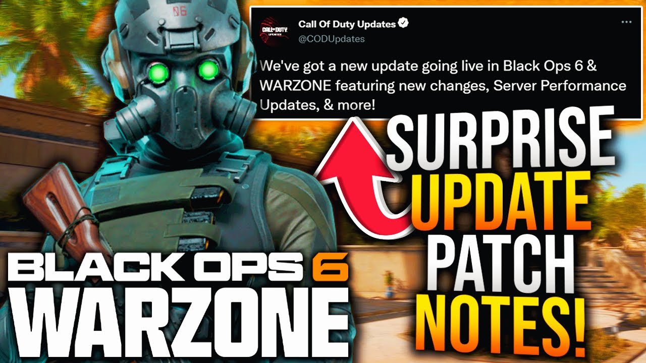 WARZONE: New PERFORMANCE UPDATE PATCH NOTES! SERVER UPDATES, Bug Fixes, & More! (BO6 Update)