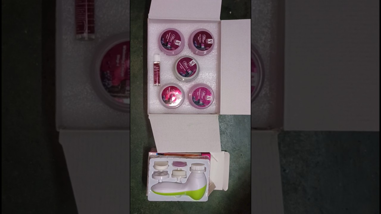 Nutriglow wine facial kit and face massager fromAmazon#facial#facialkit#youtubeshorts#shorts#amazon