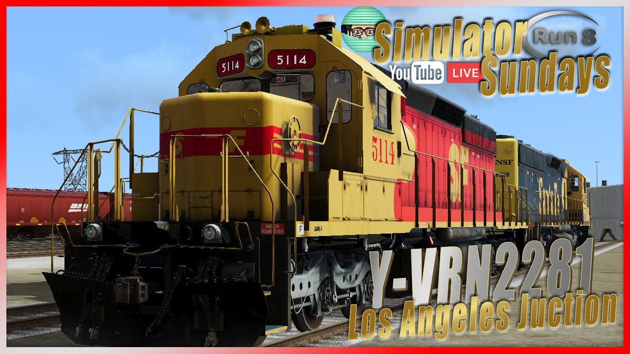 Run 8 Live | Los Angeles Junction Railway | Y-VRN2281