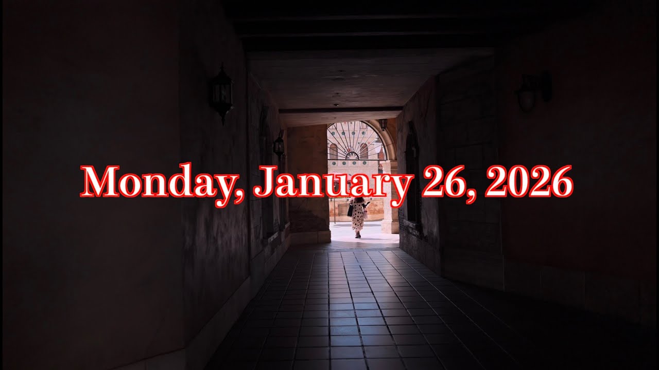 東京ディズニーリゾート　最高の1月26日を迎える為の動画 東京ディズニーシー