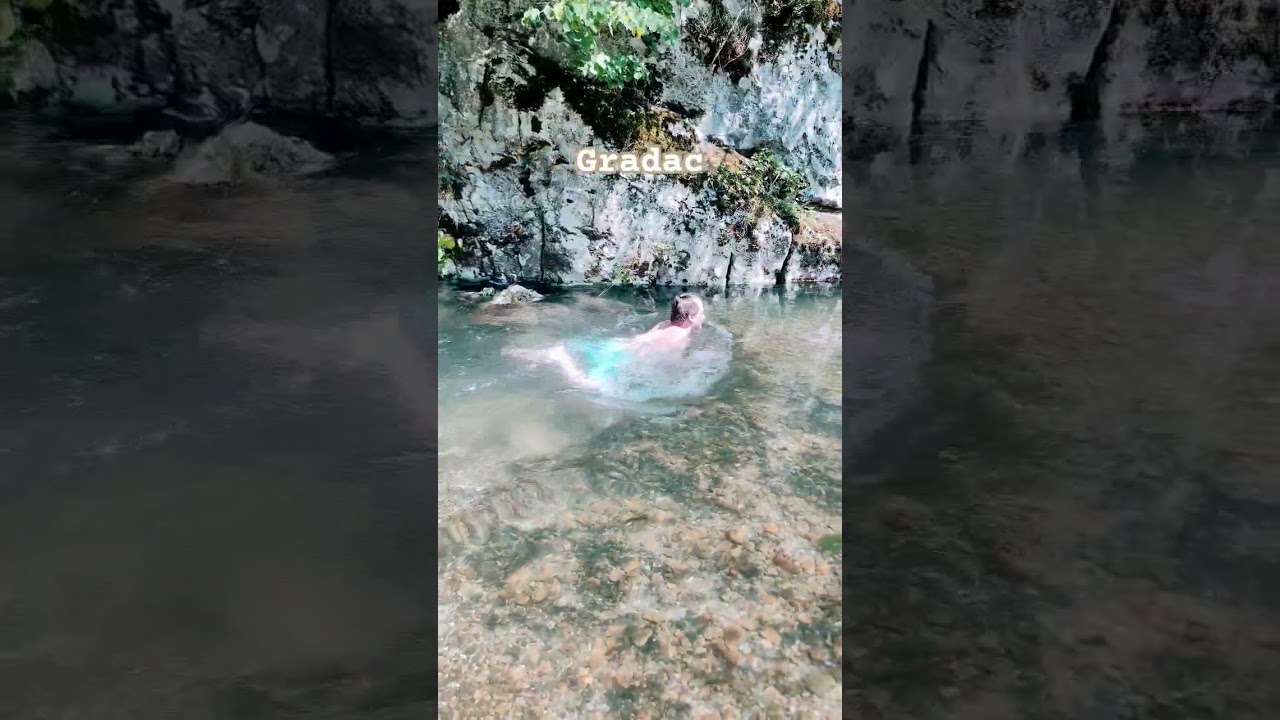 Gradac najčistija reka Srbije #gradac #reka