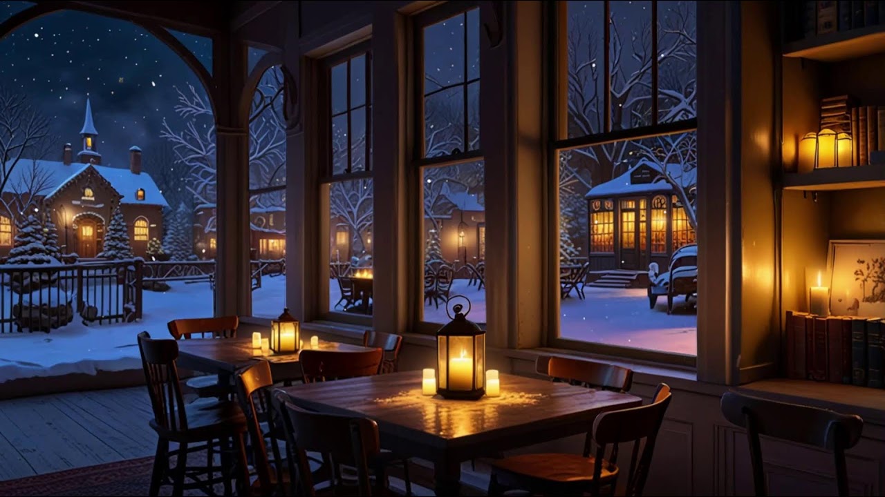 Rainy Autumn Library 🍂｜Jazz Music & Cozy Ambience for Reading, Work & Study