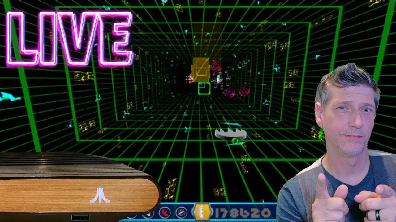 Retr0Rob Live: Super Star Shooter 16 on New Atari VCS!