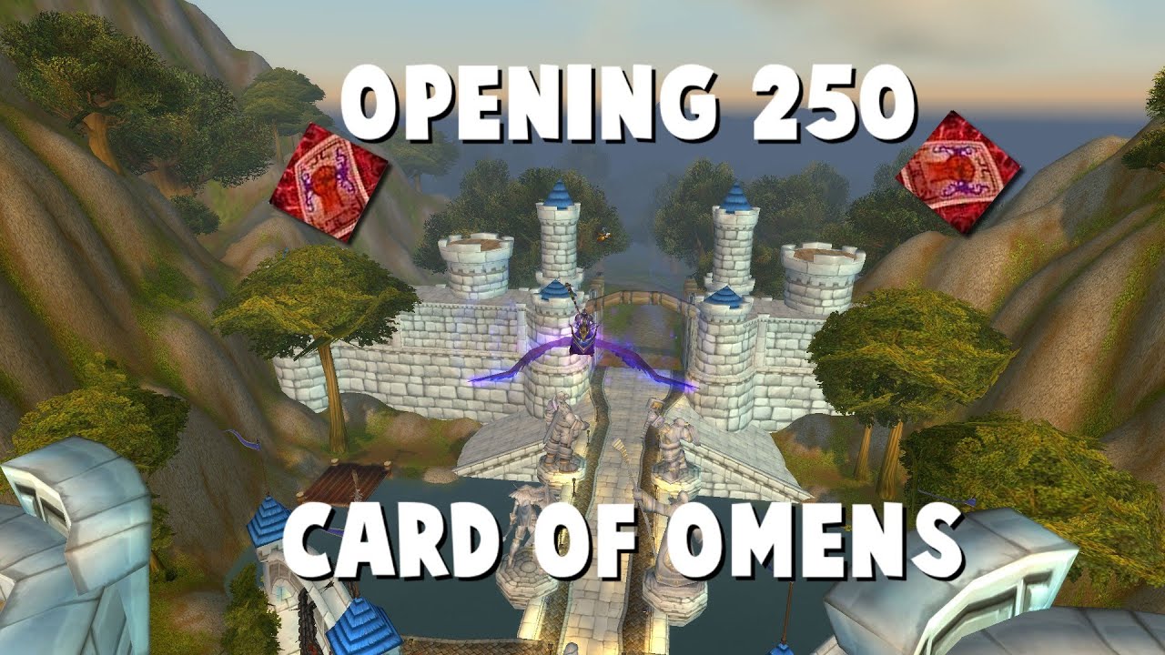 WOW FLIPPING 250 CARD OF OMENS
