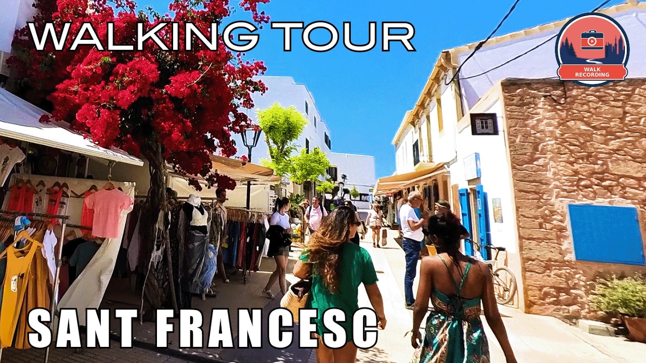 A Walk Through San Francesc, Formentera |  Window Shopping and Flea Market
