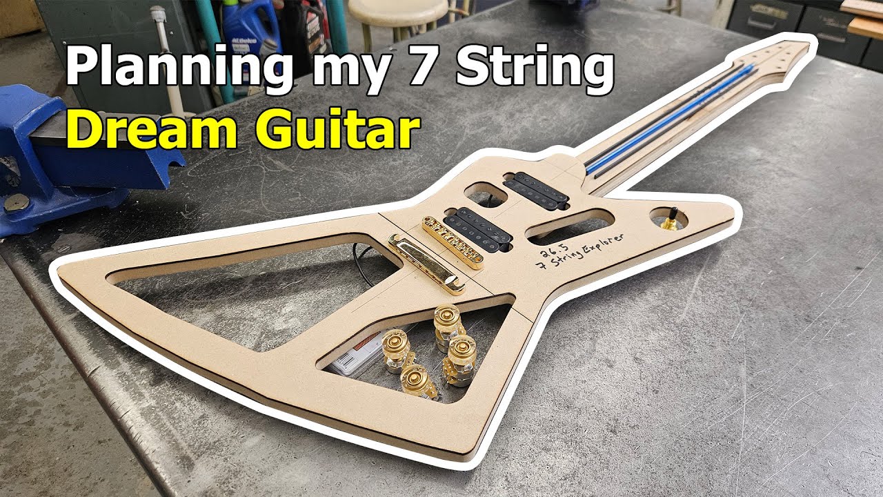 Building My 7 String Baritone Guitar - Part 1 Planning  the Project