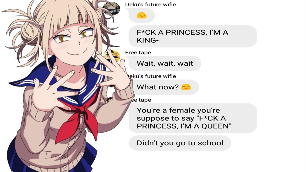 Daisy Mha lyrics prank (The villains invading the group chat series)