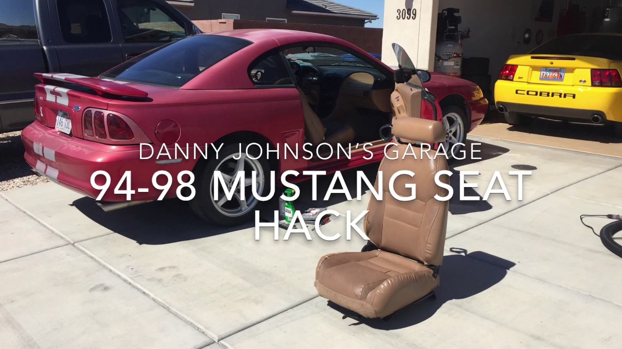 FREE Mustang Seat Hack! Make your driver seat feel NEW! 1994-1998 SN95 & fox body
