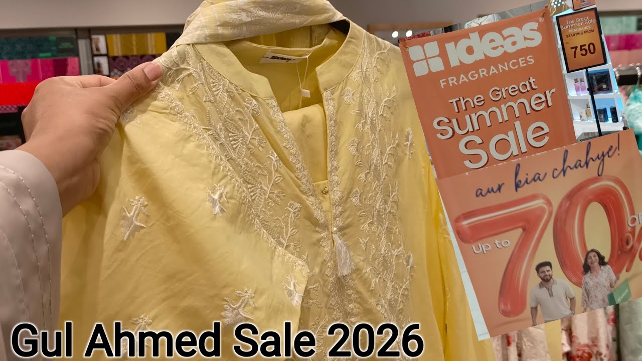 Gul Ahmed Grand Summer Sale 📢 70% OFF  Gul Ahmed Summer Sale 2026😍 Gul Ahmed Sale Today 🛒