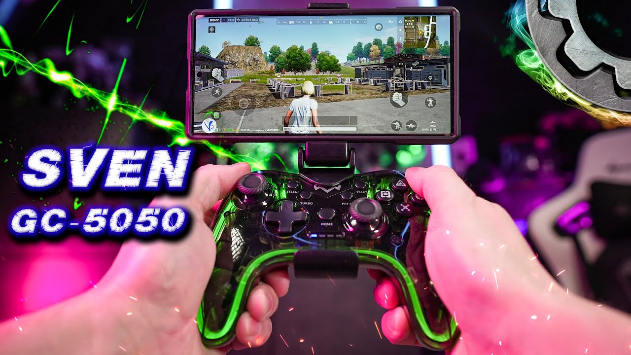 Sven GC-5050 Неоновый Геймпад