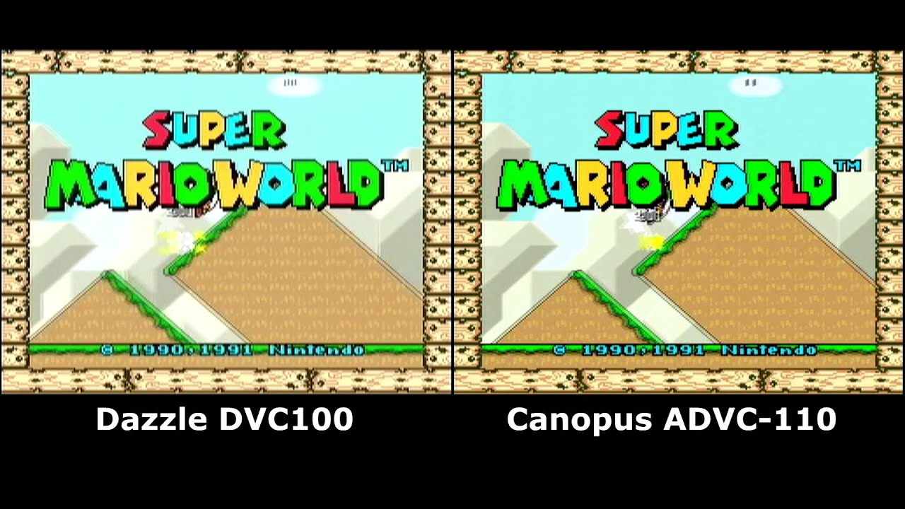Dazzle DVC100 and Canopus ADVC-110 Comparison
