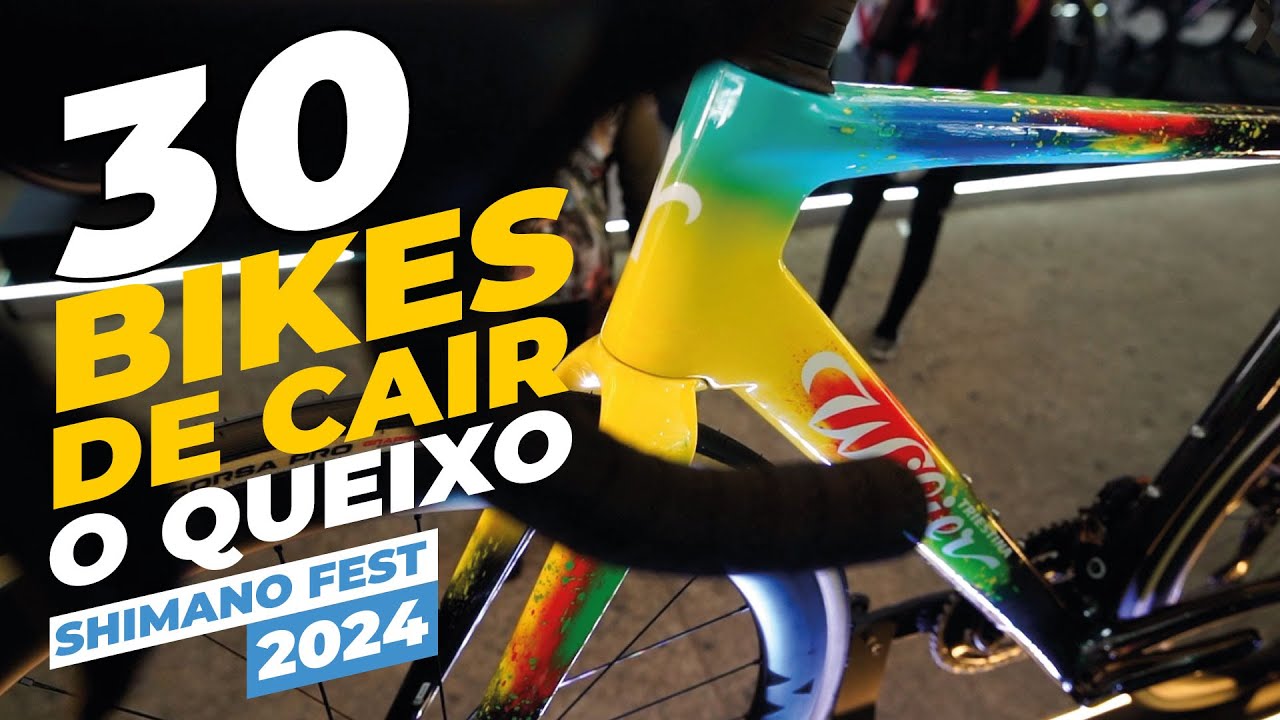 30 bikes de cair o queixo que vimos no Shimano Fest 2024. Pedaleria