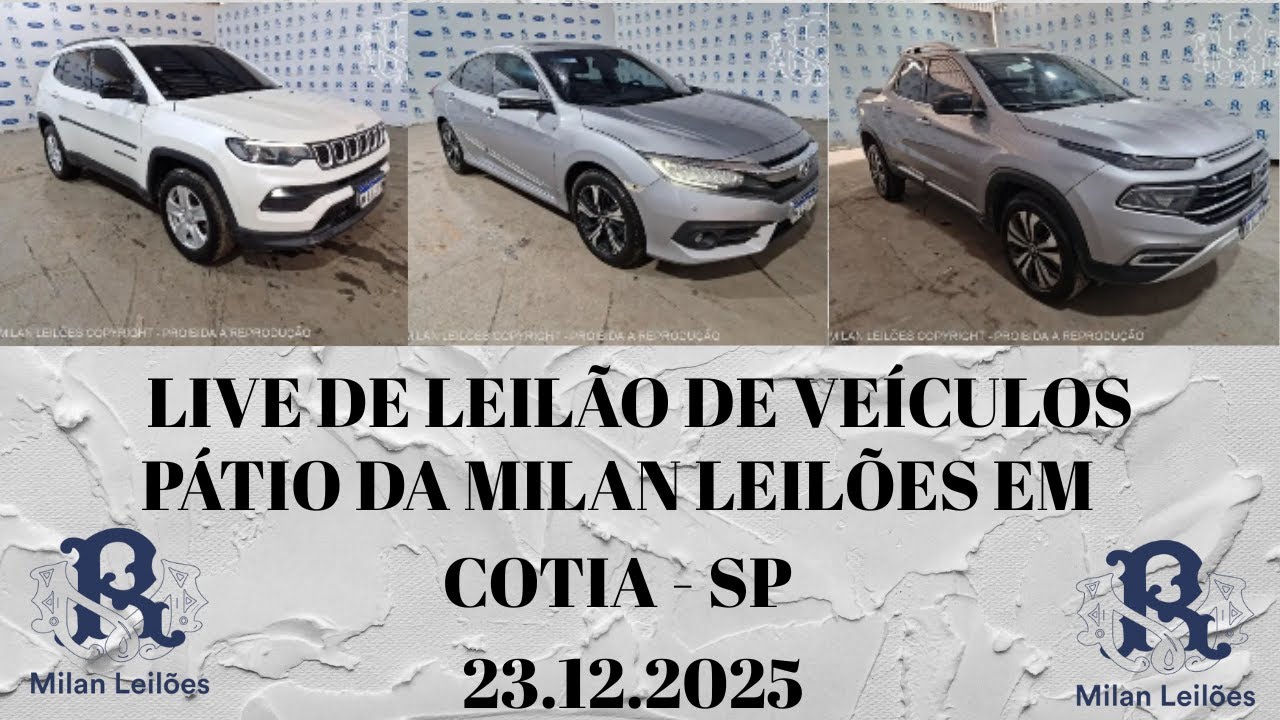 LIVE DE LEILÃO  NO PÁTIO DA MILAN LEILÕES DIA 23.12.25
