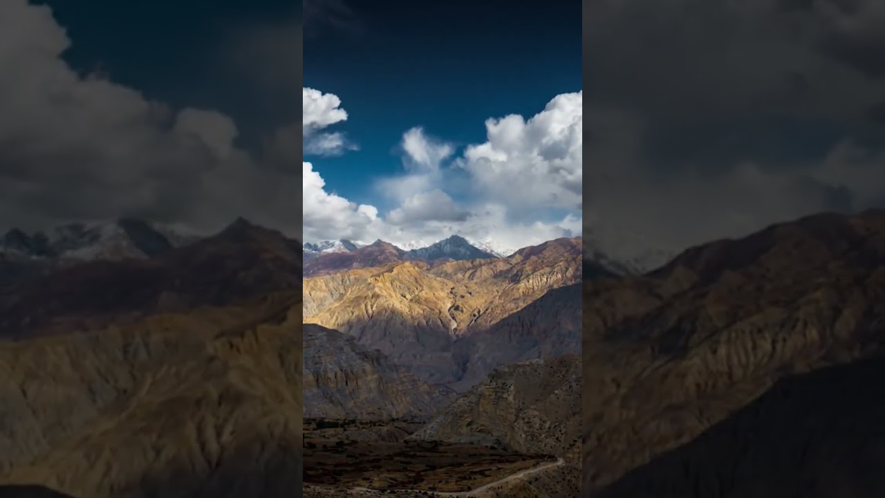 Breathtaking Mountain View of Nepal | Peaceful Himalayan Nature 🏔️🌄#nepal