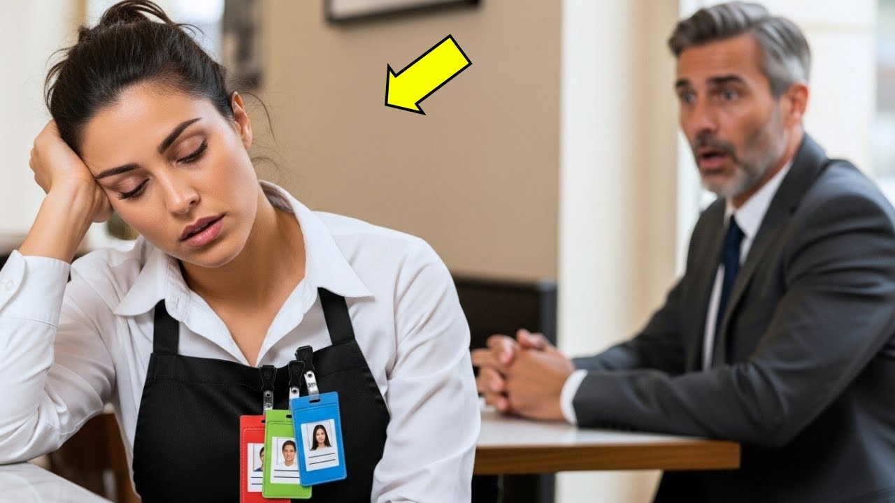 CAMARERA TRABAJABA 3 EMPLEOS PARA ALIMENTAR A SUS HIJOS... EL MILLONARIO VIO Y SE EMOCIONÓ...