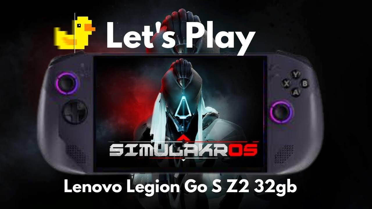 Simulakros Gameplay | Cyberpunk Roguelite Shooter on Lenovo Legion Go (Lossless Scaling)