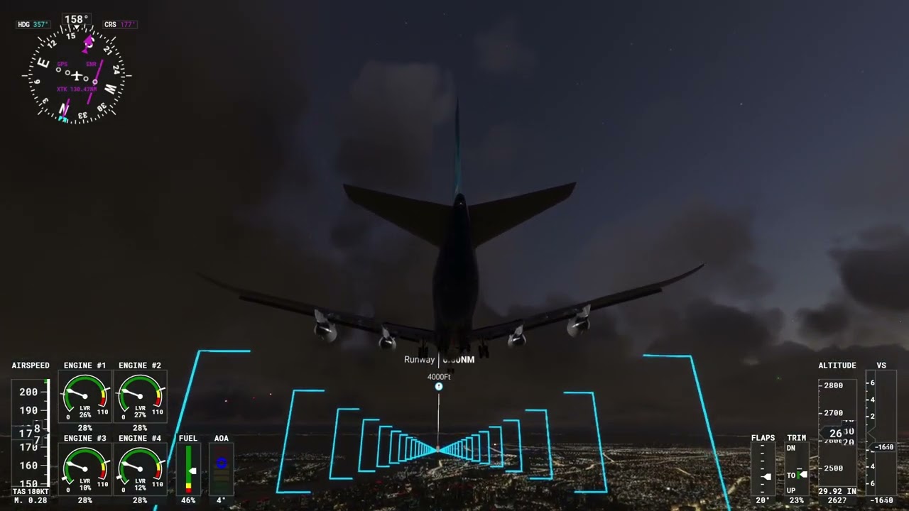 Microsoft Flight Simulator 2020 | 747-8 Landing at Haneda Airport