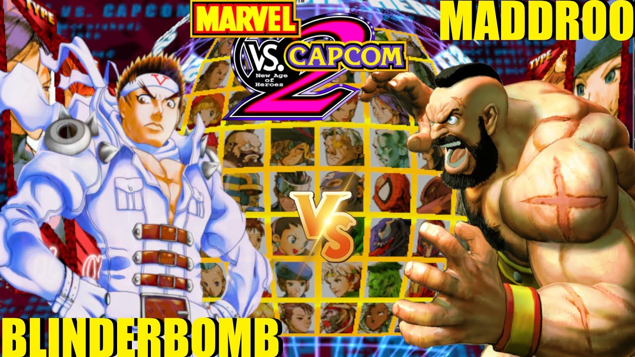 Marvel vs Capcom 2: MADDROO vs BLINDERBOMB