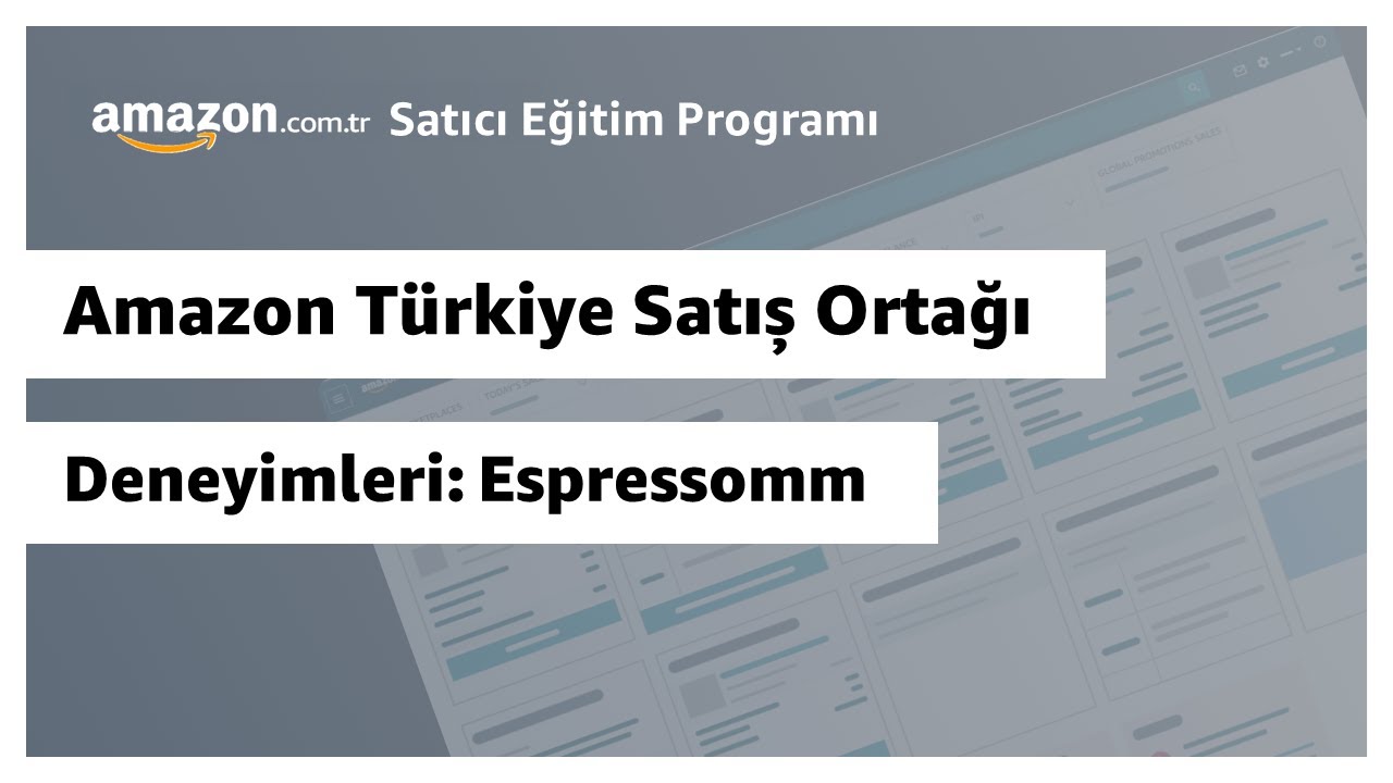 Amazon Türkiye Satış Ortağı Deneyimleri: 2M Gıda - Espressomm