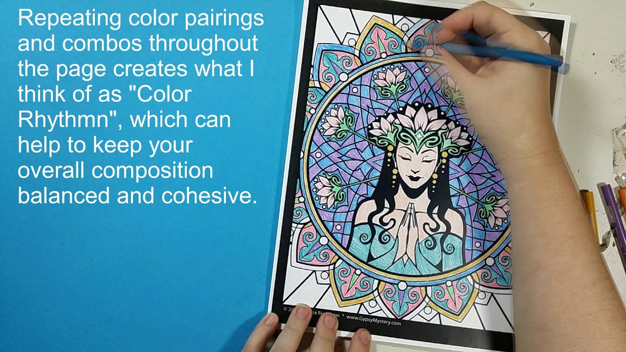 Coloring Book Demo: Serenity Mandala by Cristina McAllister