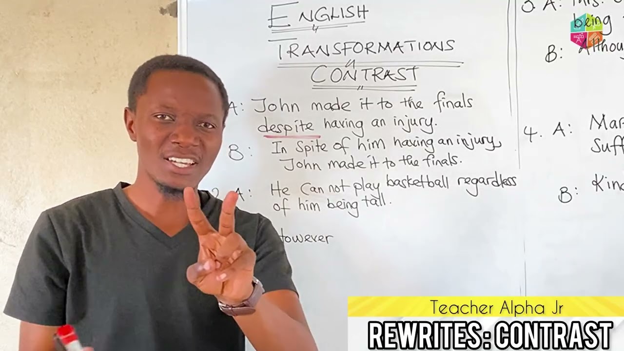 ENGLISH: Transformations - Contrast