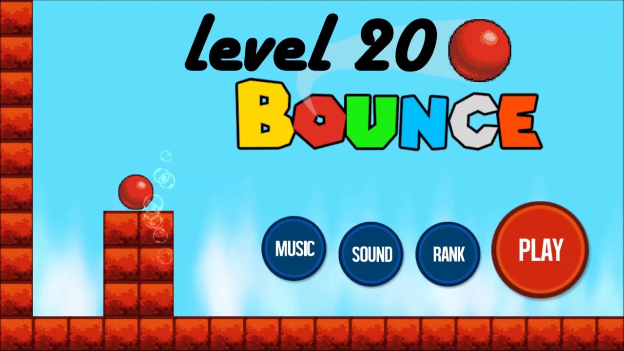 Bounce classic level 20 - Bounce classic HUD games