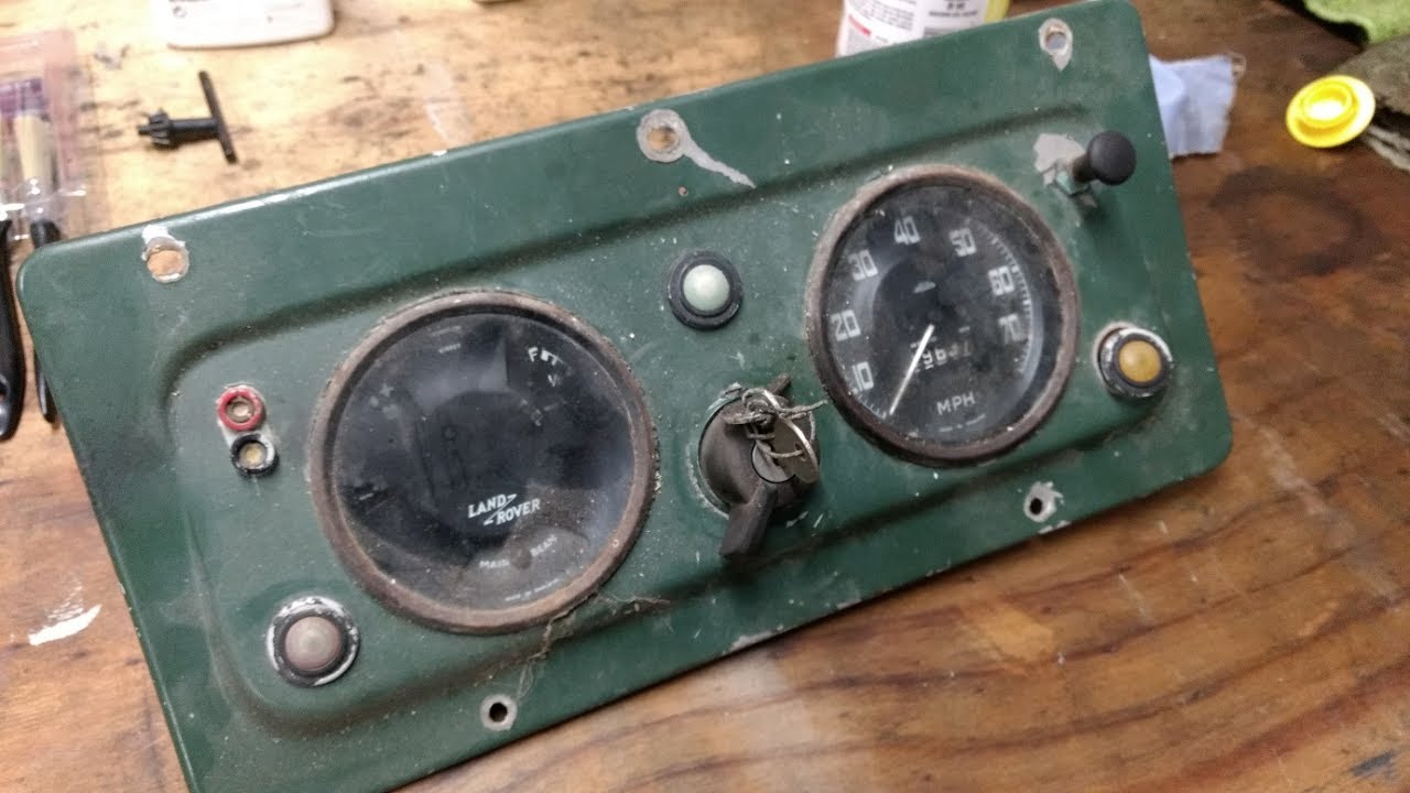 1967 Land Rover Series 2a 109 - Part 1: Dash Refurbishment