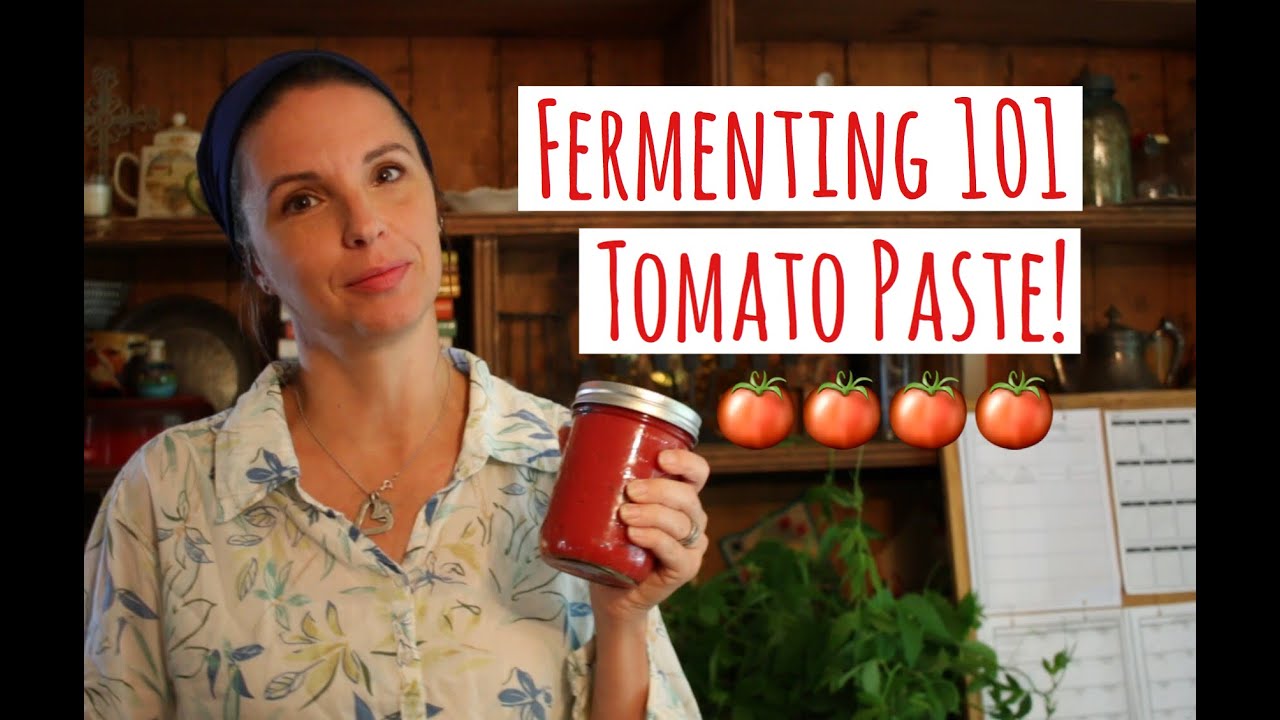 HOW TO FERMENT TOMATO PASTE - FERMENTING 101