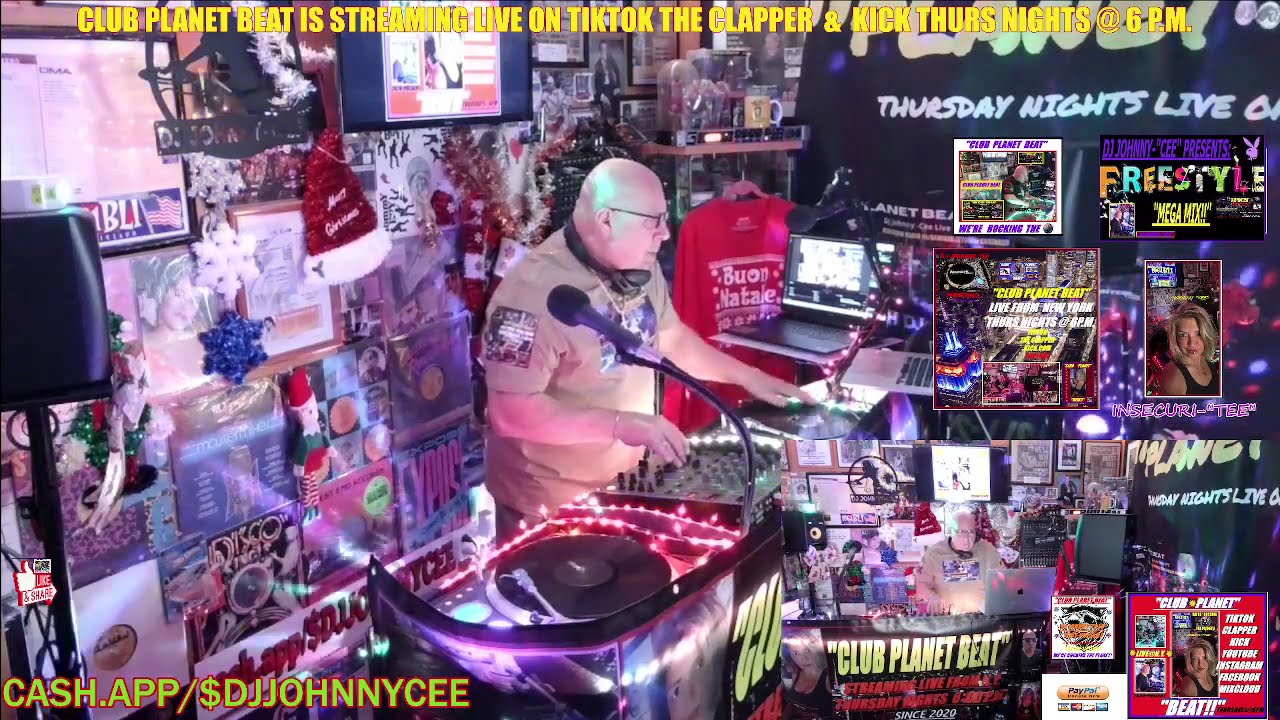 ''CLUB PLANET BEAT LIVE'' HOLIDAY FREESTYLE MIXSHOW 12/12/25 LIVE FROM NEW YORK!!