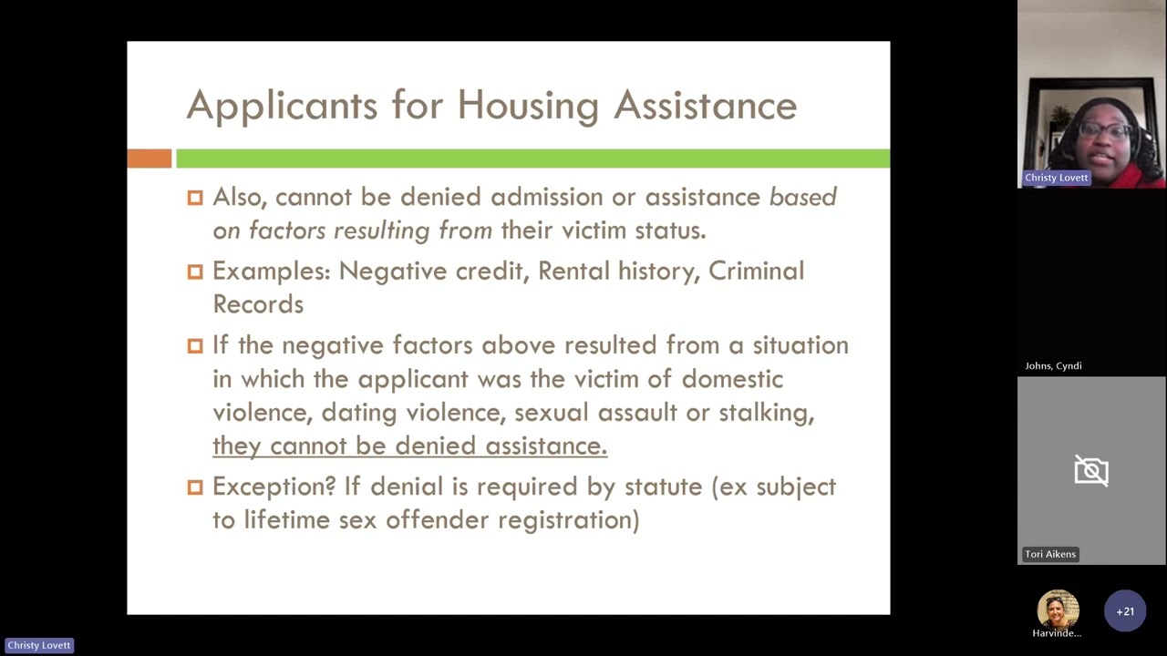 FFY2023 VAWA, LAP and Fair Housing Training for HOPWA Sponsors