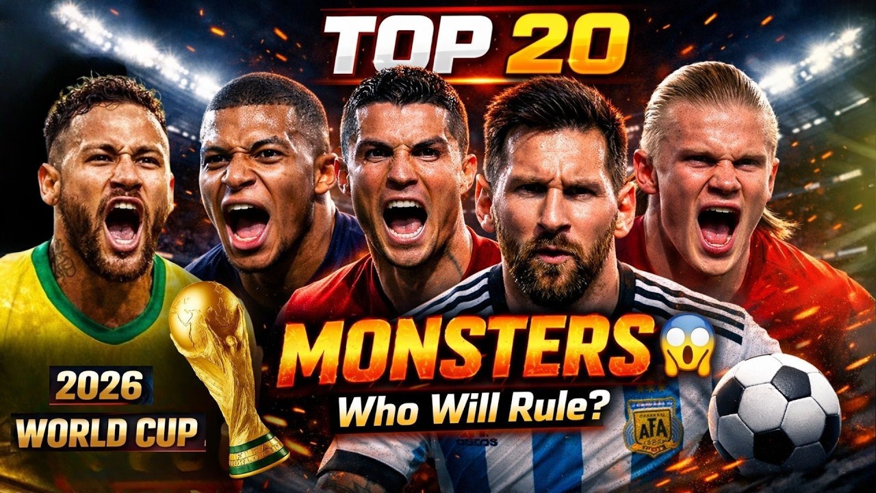 Top 20 Dangerous Players in World Cup 2026 ⚽🔥 Who Will Rule?