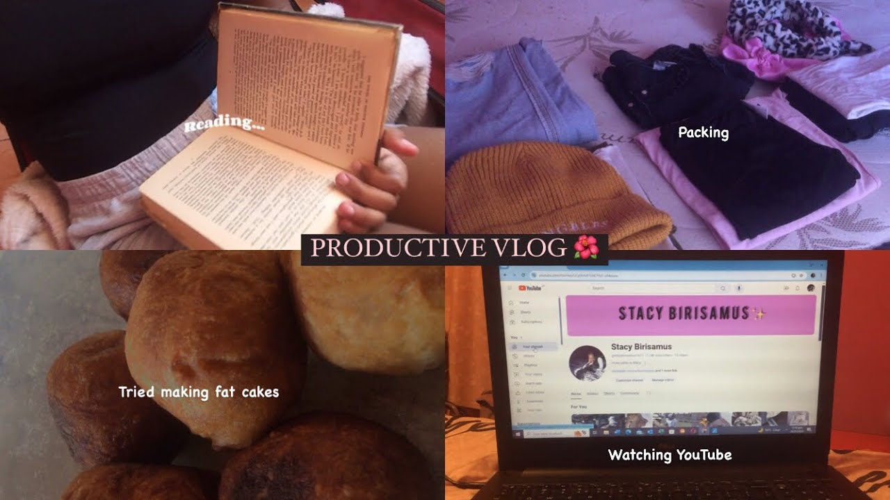 RAW VLOG | reading,tried making fat cakes + cooking and more |Namibian YouTuber|