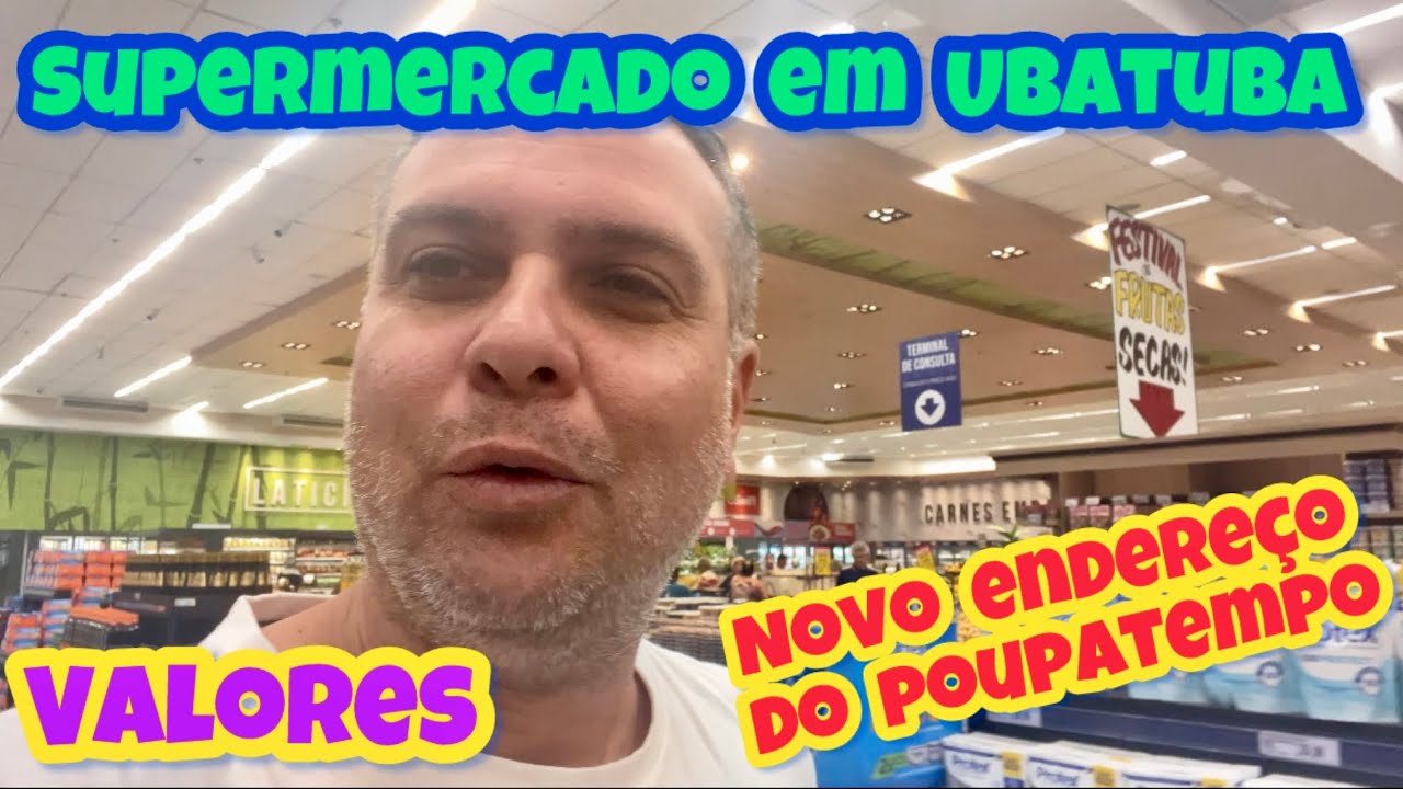 UBATUBA SUPERMERCADO SHIBATA VALORES E AGORA O POUPATEMPO FICA AQUI SEGUNDA-FEIRA 12/05/2025