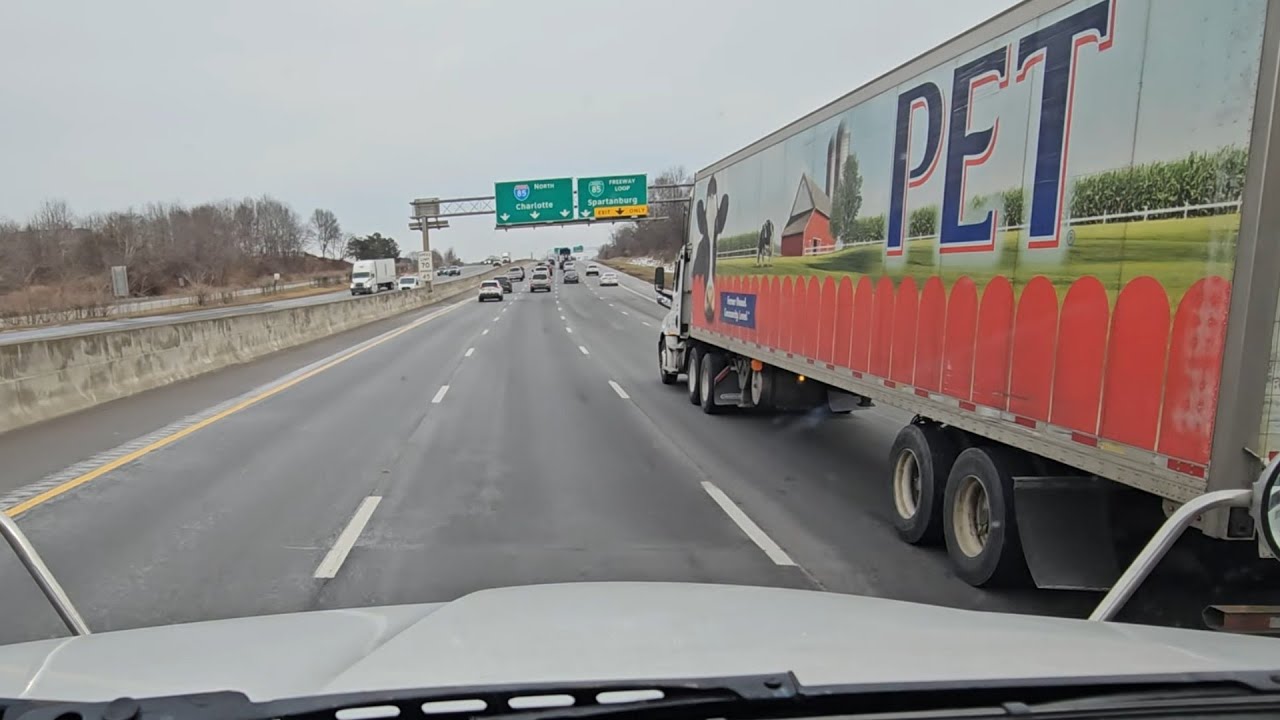 1/5/26, Big Rig Life: Conquering I-85 | Greenville to Charlotte Run - 4K