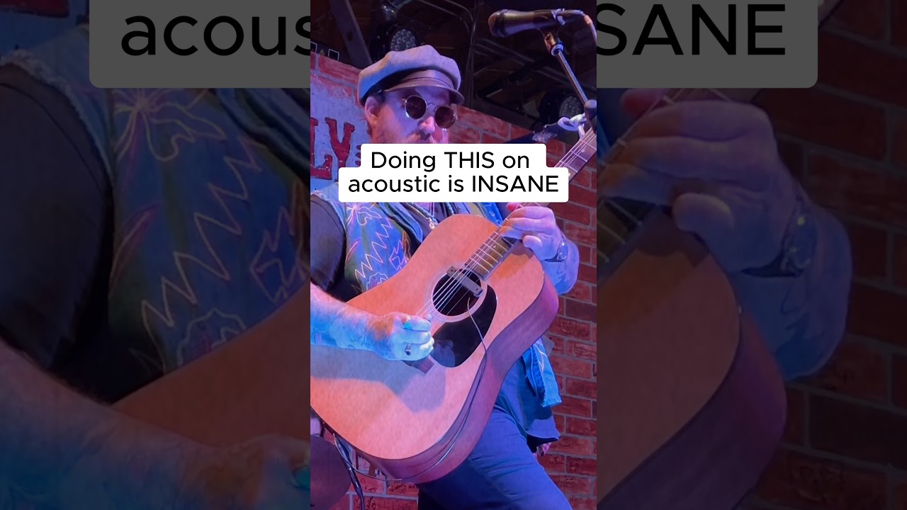 Doing THIS on acoustic is insane 🤯 