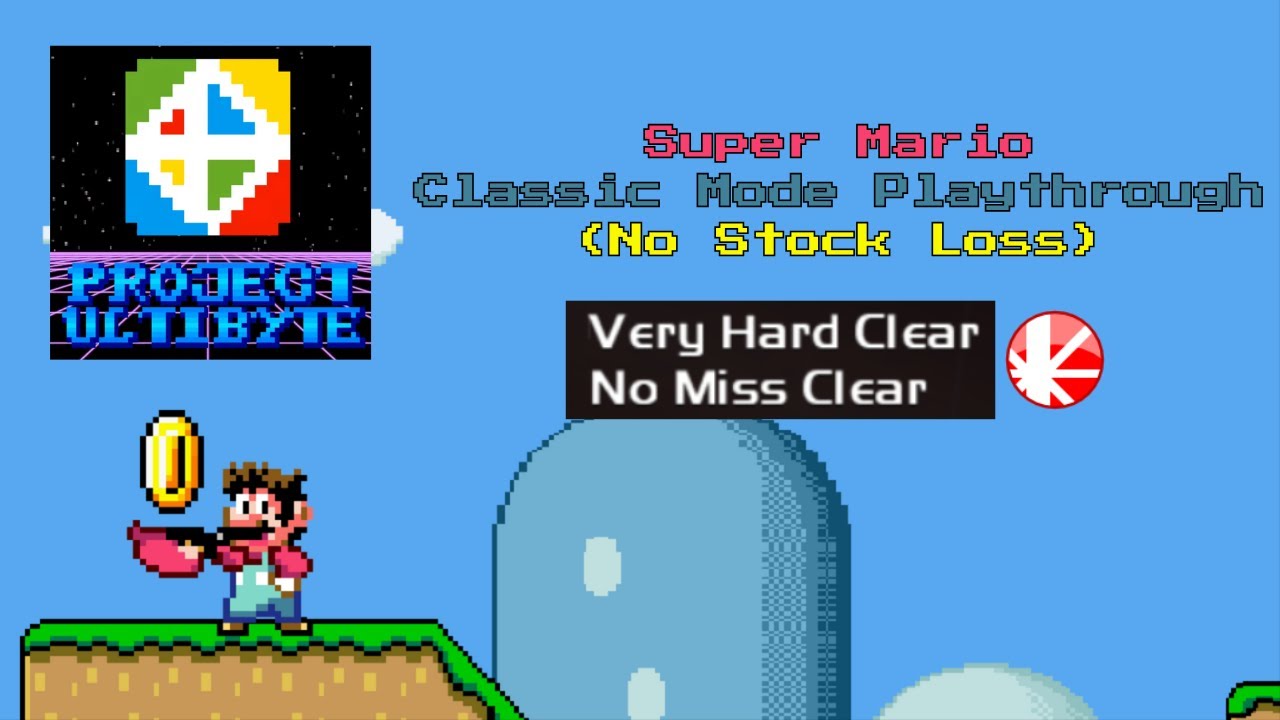 Project Ultibyte - Super Mario Classic Mode Playthrough (No Stock Loss)