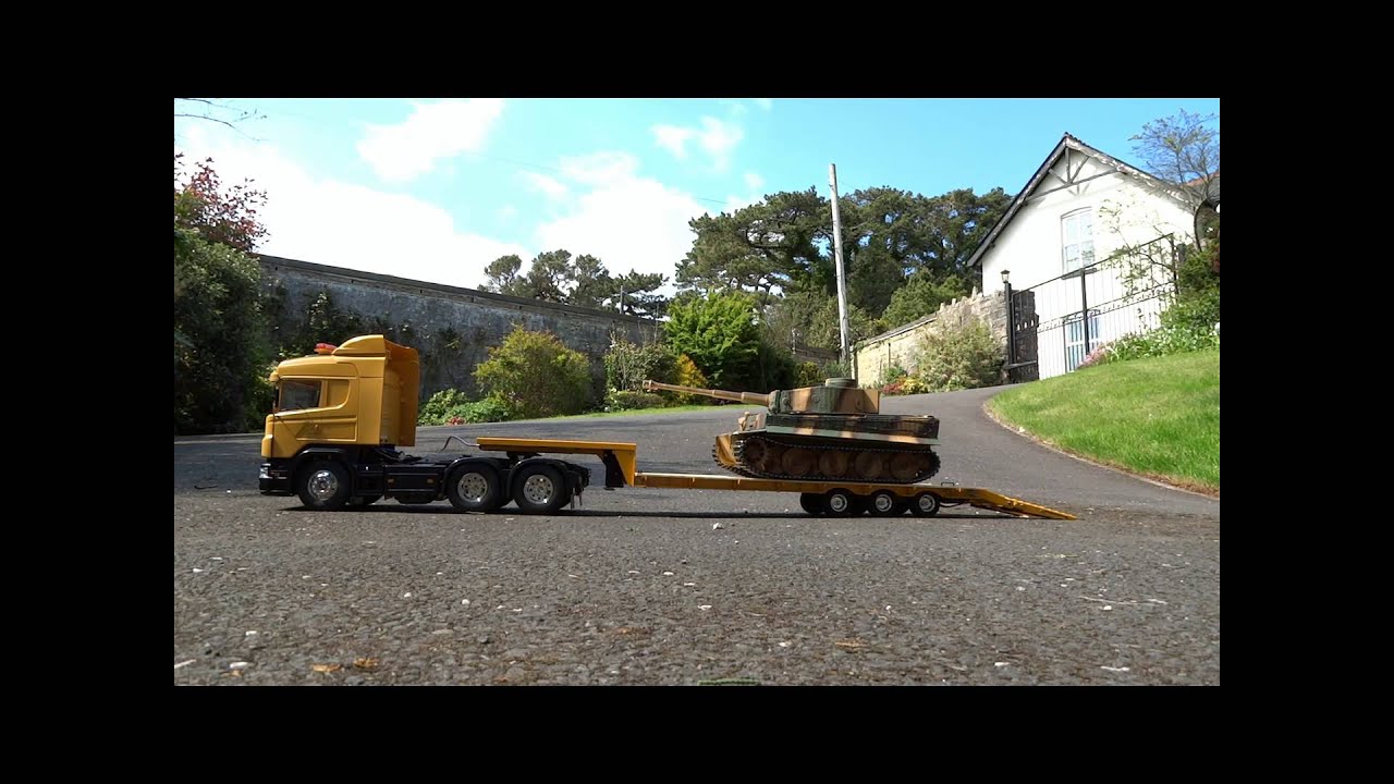 Tamiya Scania & Wedico trailer