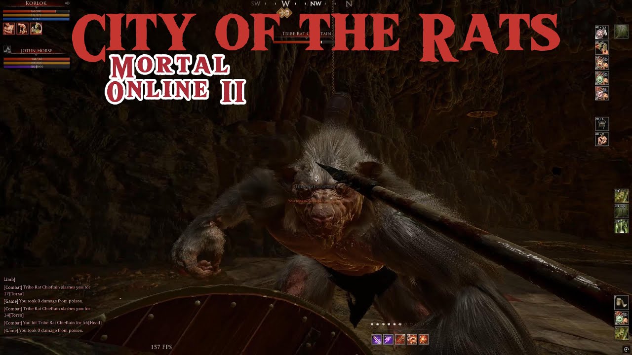 City of the Rats Boss Fight: Mortal Online 2 in 2025