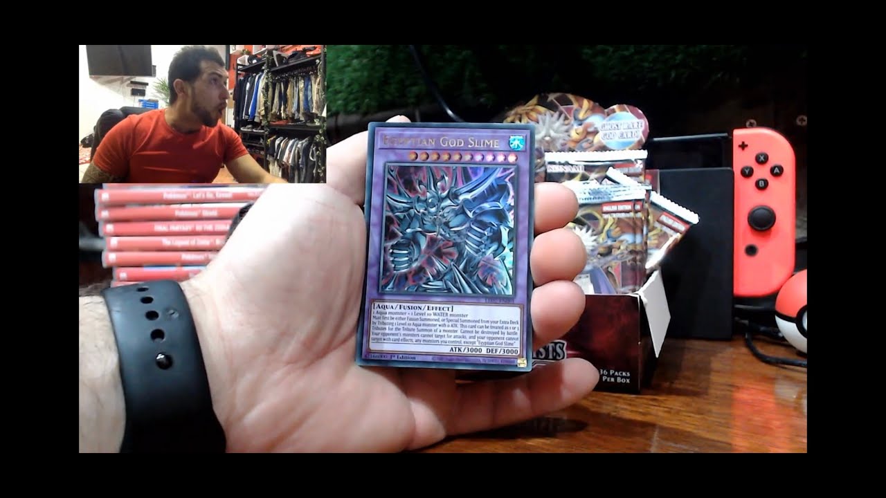 YUGIOH TRADING CARD GAME Legendary Duelists Rage Of Ra Unboxing #5 *PULLED EGYPTIAN GOD SLIME*