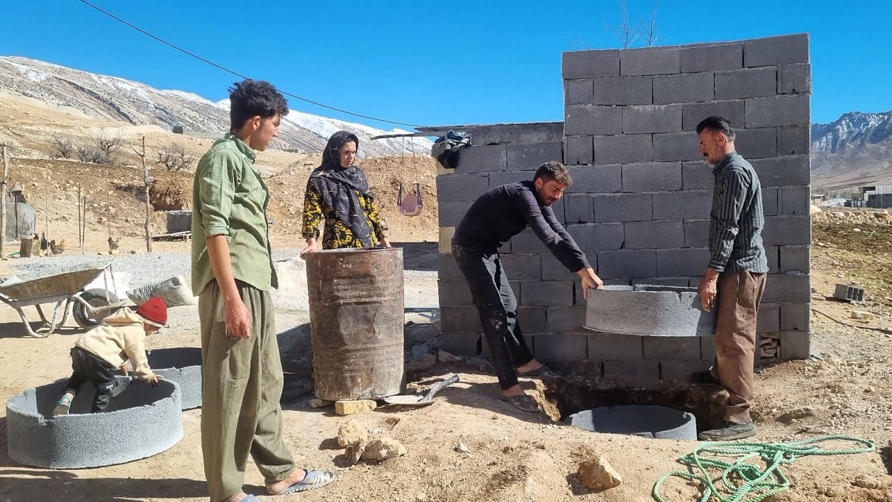 Subscribers' help and improving the life of a nomadic couple in the village