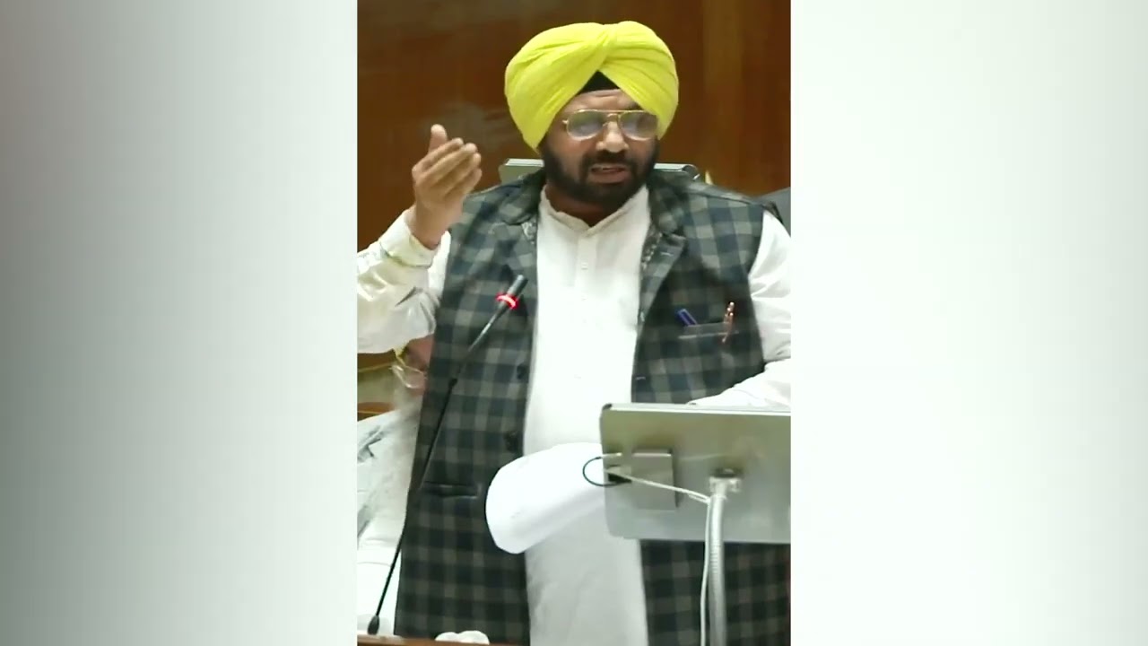 Harbhajan Singh ETO speaks on tubewell connections in Vidhan Sabha