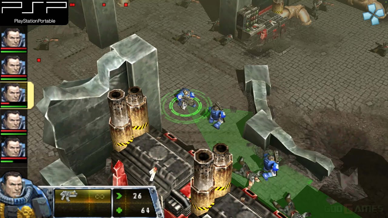 Warhammer 40,000: Squad Command - PSP Gameplay (PPSSPP)