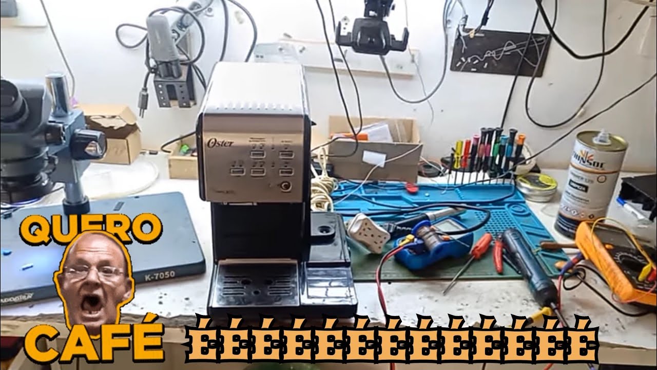 Cafeteira Oster Prima LATTE, modelo BVSTEM6701SS-057 não liga, só acende luz vermelha, dá conserto?