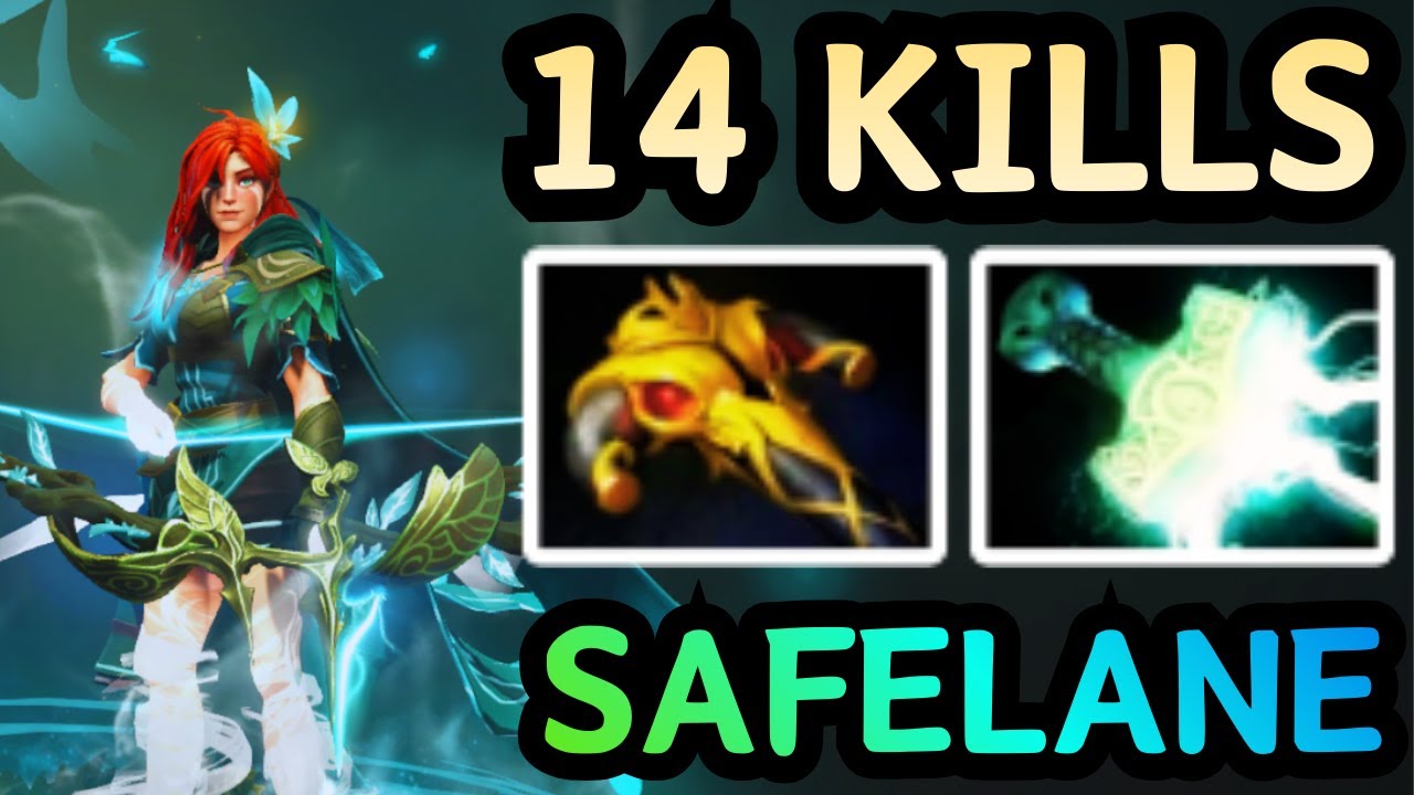 🔥 WINDRANGER CARRY SAFELANE &mdash; GRANDMASTER INSANE DAMAGE EVERY FIGHT | DOTA 2 GAMEPLAY 🔥