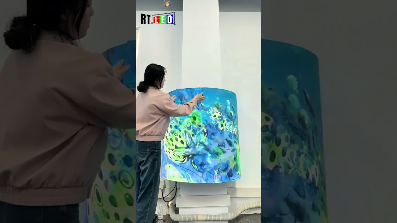 Indoor flexible LED display screen