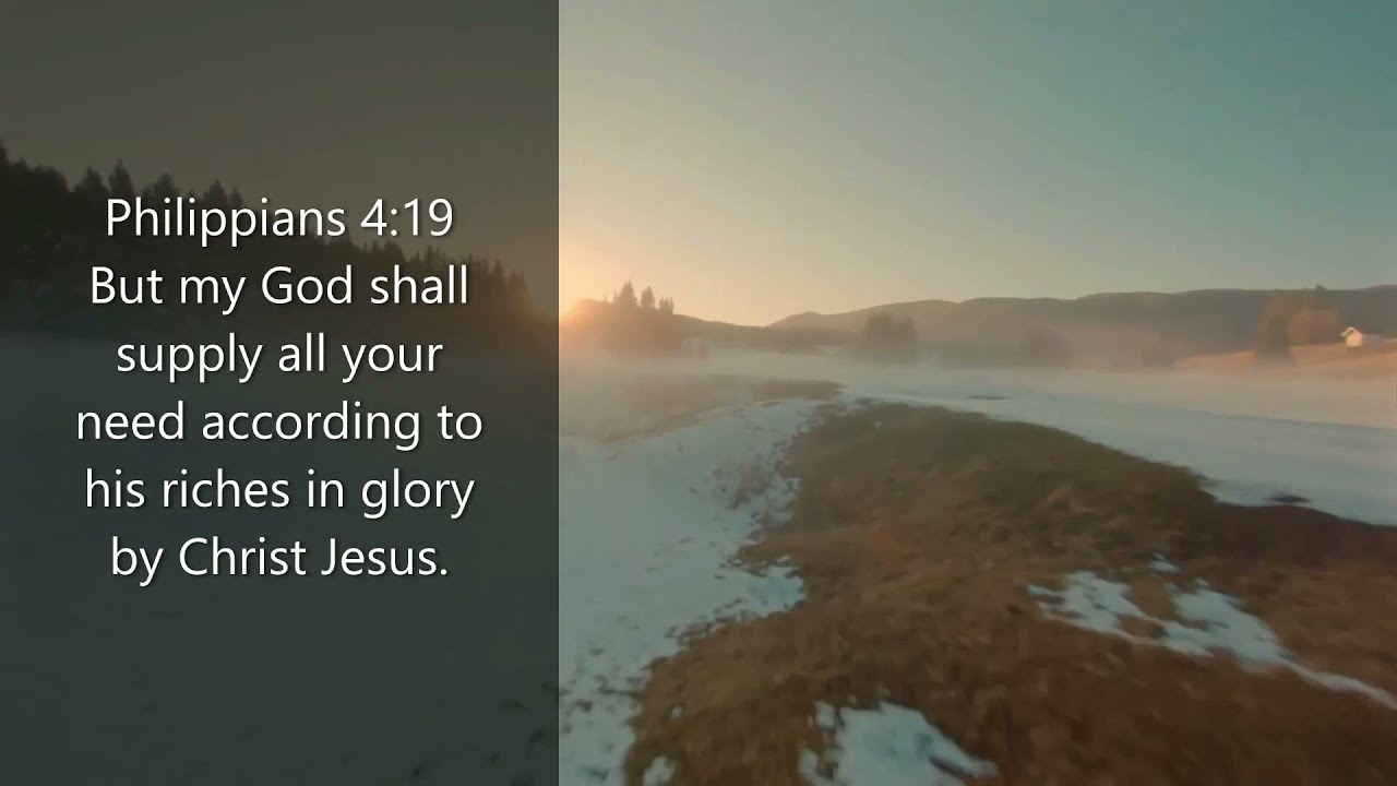 Flyover Nature Scenes With Bible Verses to Uplift You