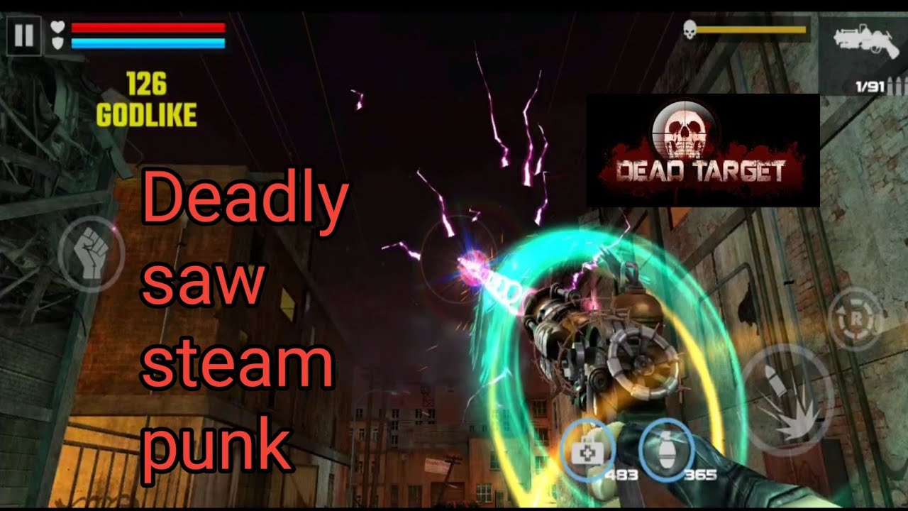 Dead target:- Deadly saw steam punk gun gameplay 🔥 | Satan Gaming |