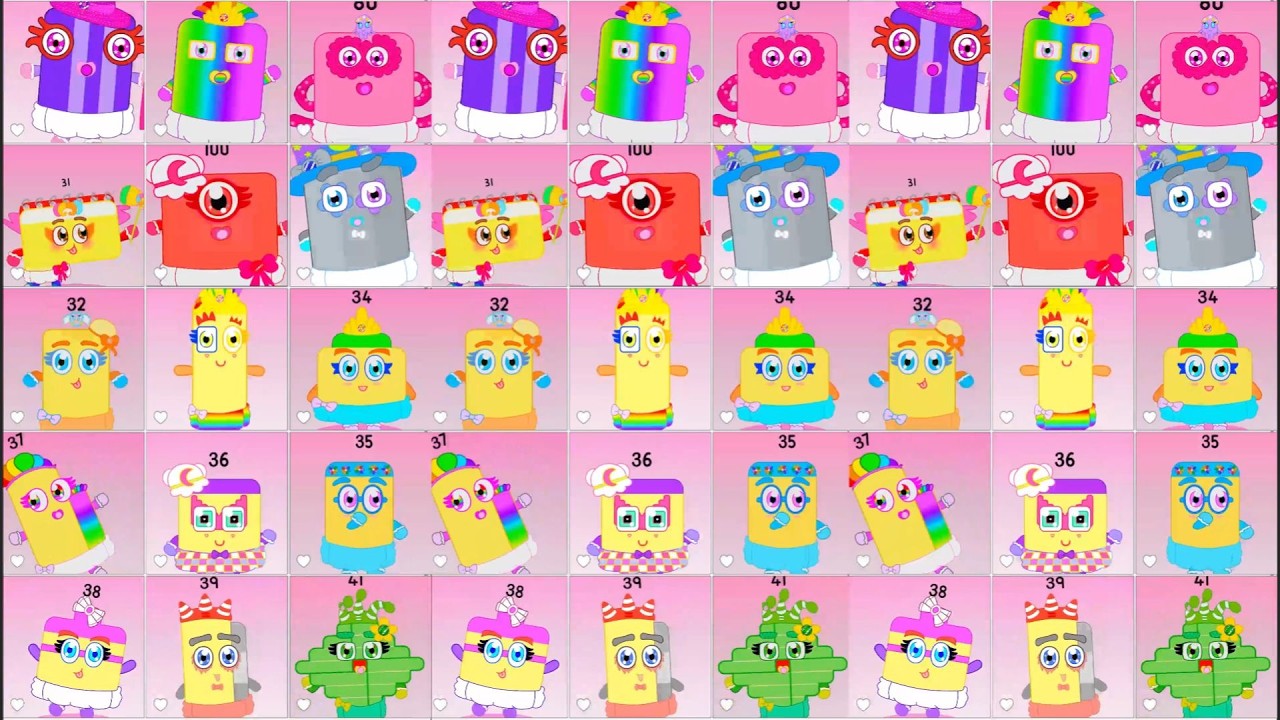 Incredibox SprunkiOC ALL Numberblocks 56 | Phases 4 Complation