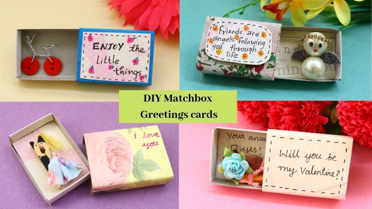 5 DIY Matchbox Craft Ideas / Cute Matchbox Gift ldeas By Aloha crafts